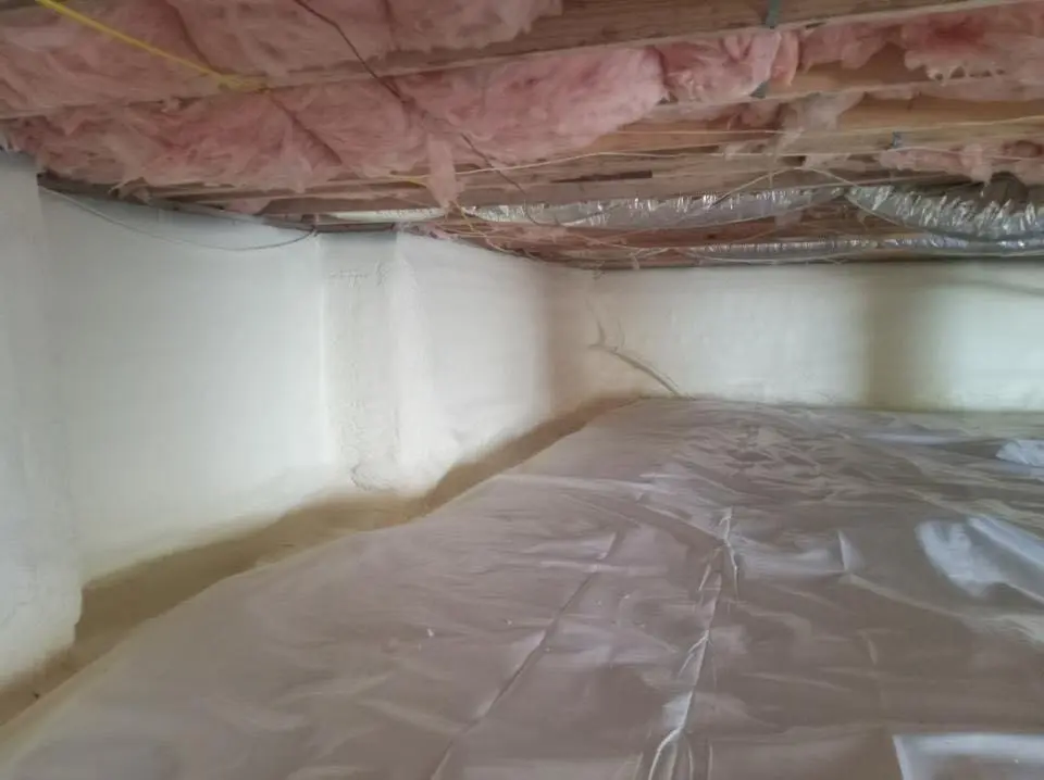Crawl space encapsulation with closed-cell spray foam for Spray Foam Roofing Repair in Yucaipa